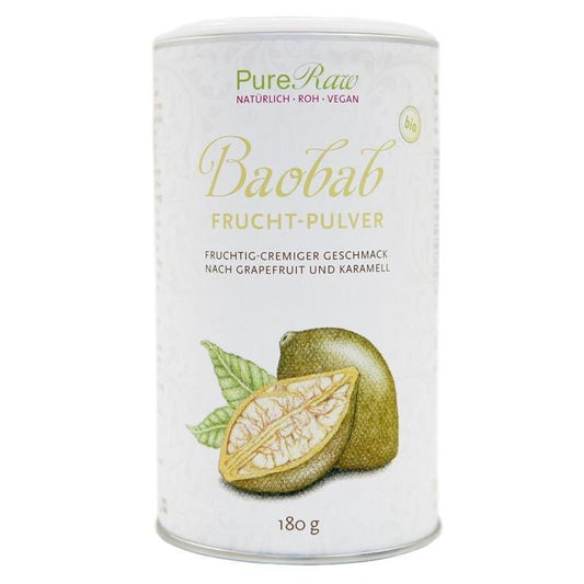 Baobab Frucht Pulver (Bio & Roh)