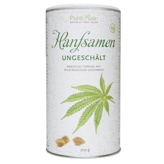 Hanf Samen, ungeschält (Bio & Roh) 700 g