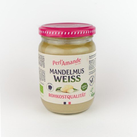 Mandelmus, weiß, PerlAmande (Bio & Roh) 250 g