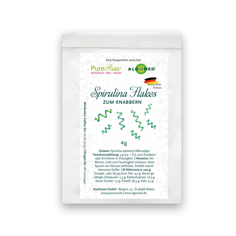 Spirulina Flakes, Deutschland (Roh)